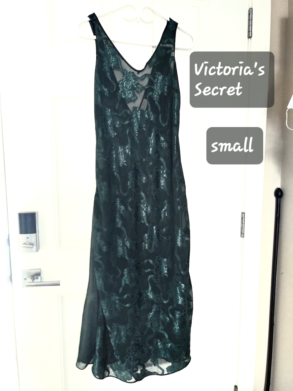 Victoria's Secret  Sheer  Maxi  Dress/Slip